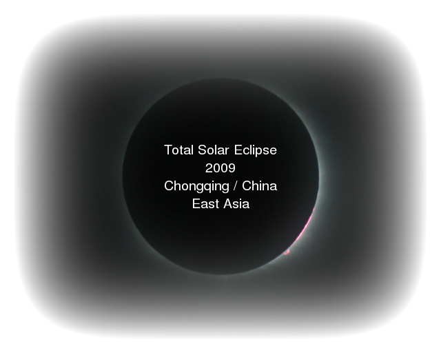 Total Solar Eclipse 2009 (Chongqing / China / East-Asia)